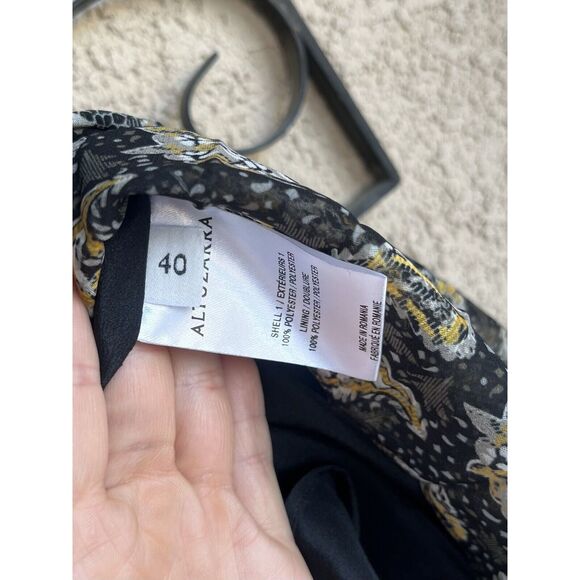 Altuzarra High Low Paisley Print Pleated Skirt - Size 40/US 8 Multicolor - Picture 8 of 11